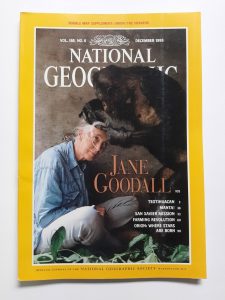 Jane Goodall en la portada de la revista National Geographic